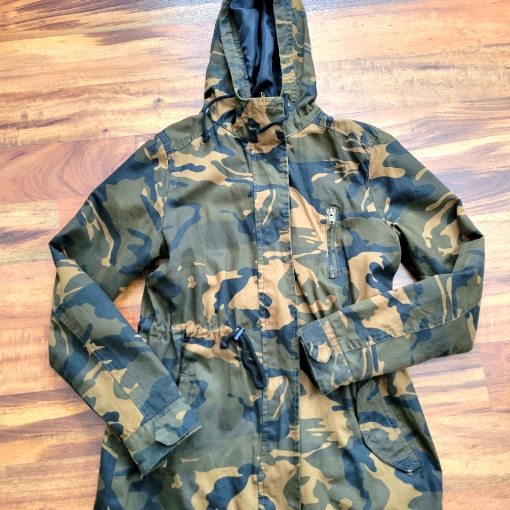 Ambiance Camo Cargo Jacket